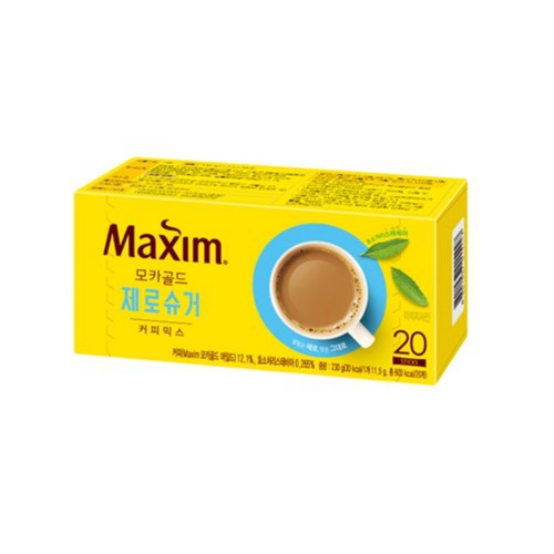 맥심 모카골드 제로슈거 커피 (11.5G*20입)