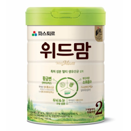  파스퇴르 위드맘 2단계 (750G)