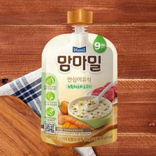 매일 맘마밀 녹황채소와 소고기 (9개월) (100G)