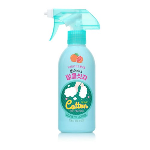 [발냄새 제거 끝판왕] 온더바디 발을씻자 풋샴푸 (자몽) (385ML)