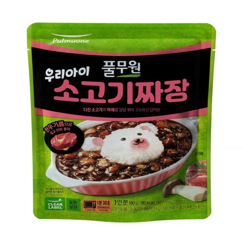 풀무원 우리아이 소고기짜장 (180G)