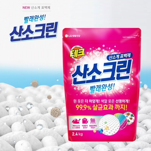 테크 산소크린 표백제 리필 (2.4KG)