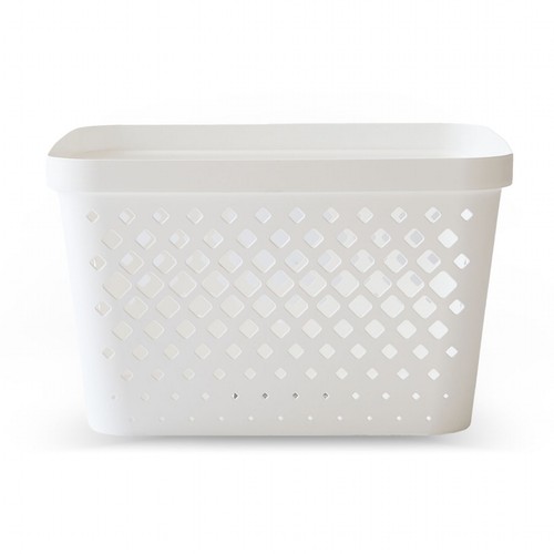 오늘좋은 스퀘어 바스켓 (XL, 화이트) (36*27*22CM)