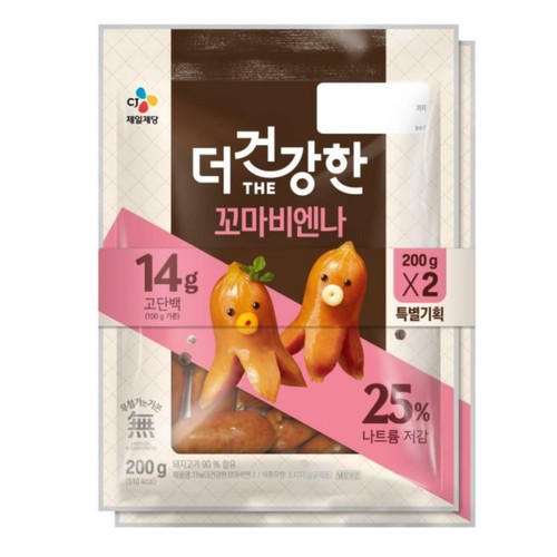 CJ 더 건강한 안심비엔나 (200G*2입)