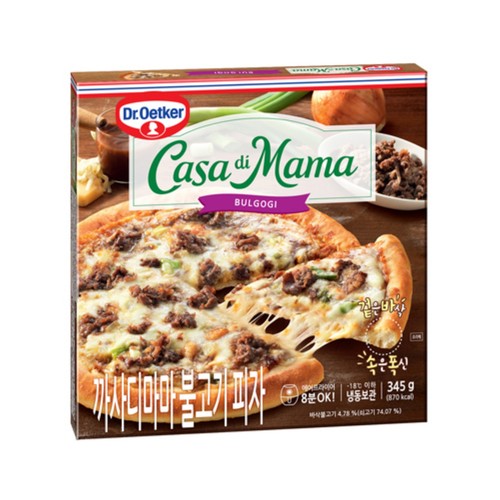 닥터오트커 까사디마마 불고기 피자 (345G)
