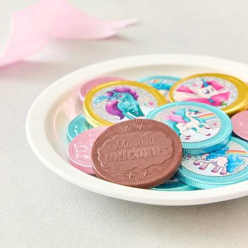 유니콘 스티커 코인 초콜릿 (75G)