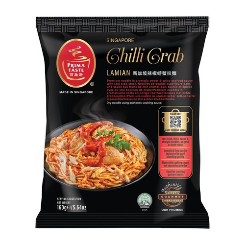 프리마 테이스트 칠리크랩맛 라면 (160G)