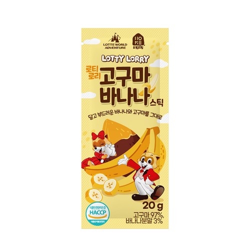 로티로리 고구마스틱 바나나 (20G)