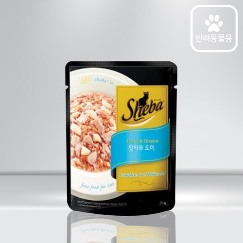 쉬바 파우치 (참치와 도미) (70G)