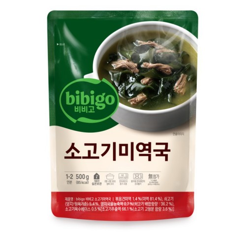 CJ 비비고 소고기미역국 (500G)