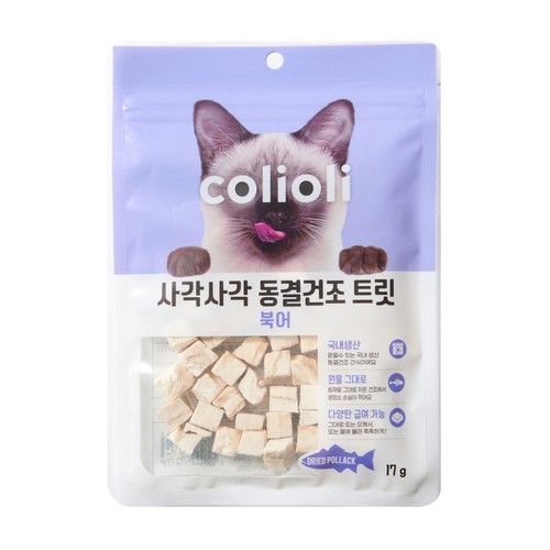 콜리올리 사각사각 동결건조 트릿 (북어) (17G)