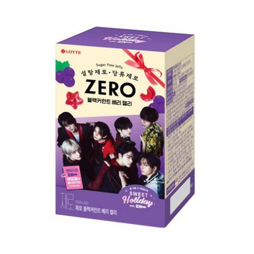 롯데 제로 블랙커런트 베리 젤리 (154G)
