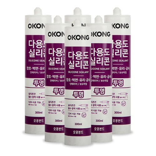 오공 다용도 실리콘 (투명) (300ML)