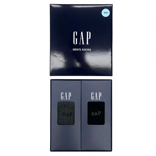 멀티색상 GAP 남성 로고 양말세트 (2매)