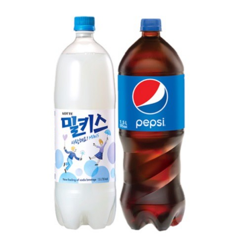 밀키스+펩시콜라 기획 (1.5L*2입)