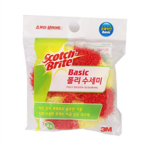 3M 폴리 수세미 (2개)