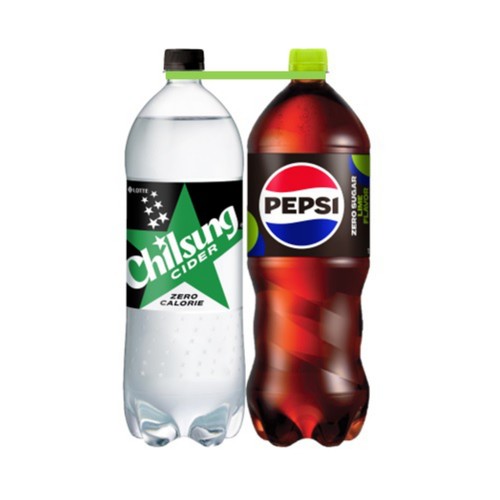 칠성 사이다제로 + 펩시제로슈거 기획 (1 5L*2입)