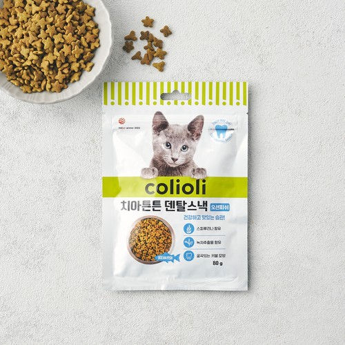  콜리올리 치아튼튼 덴탈스낵 (오션피쉬) (80G)