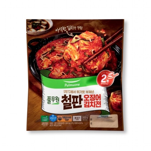 풀무원 철판 오징어김치전 (300G)