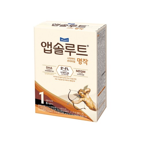 매일 앱솔루트 프리미엄 명작 스틱 1단계 (14G*20입)