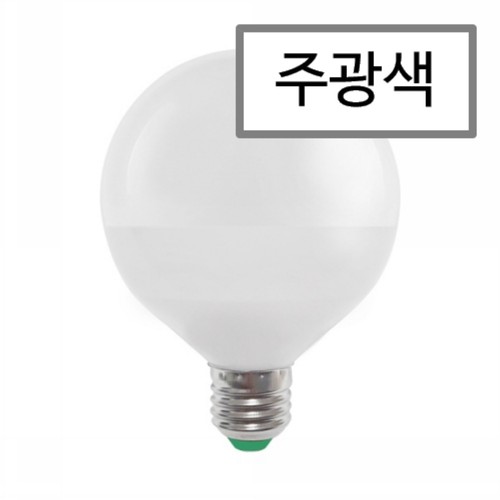 주광색 LED볼램프 (E26, 숏타입, 12W) (12W)