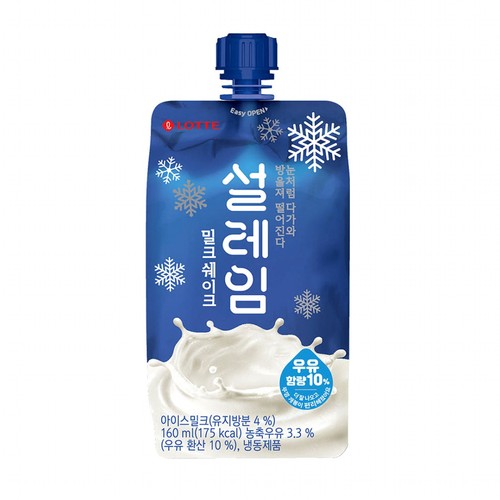 롯데 설레임 (밀크) (160ML)