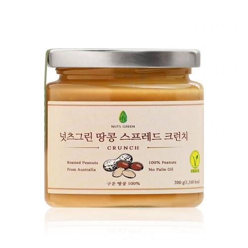 넛츠그린 땅콩 스프레드 크런치 (200G)