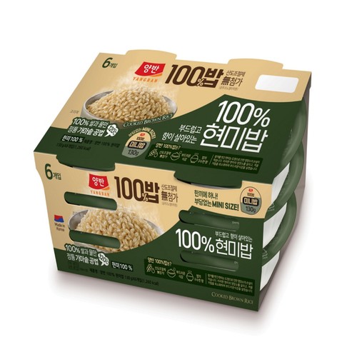 동원 양반100밥 100% 현미밥 (130G*6입)