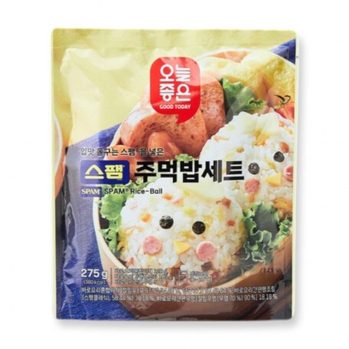 오늘좋은 스팸 주먹밥세트 (275G)