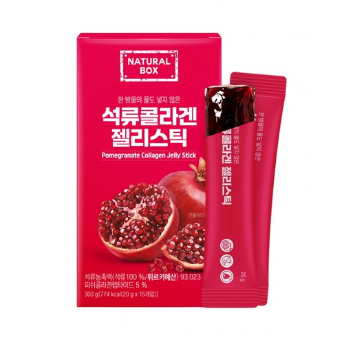 내추럴박스 석류콜라겐 젤리스틱 (20G*15포)
