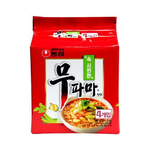 농심 무파마탕면 (122g*4)
