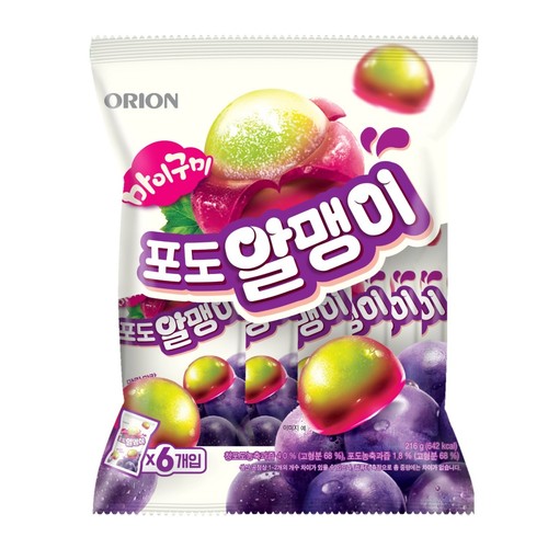 오리온 포도알맹이 (216G)