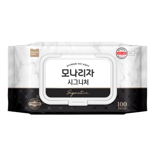 모나리자 시그니처물티슈(캡) 100매 (100매)