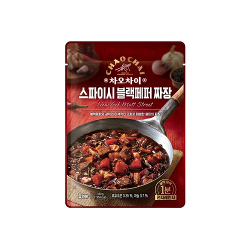 차오차이 스파이시 블랙페퍼 짜장 (180G)