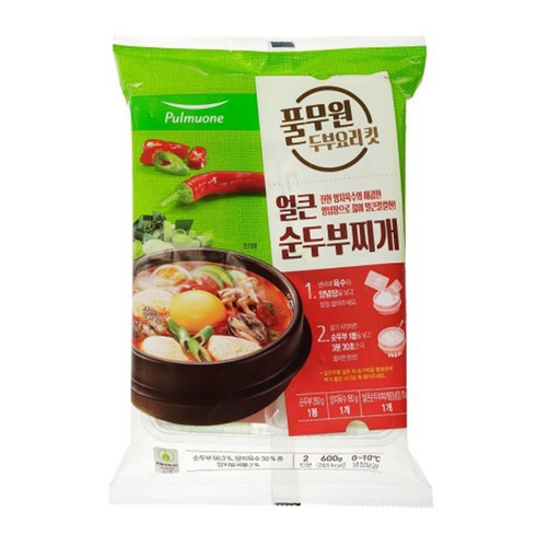 풀무원 얼큰순두부찌개 (600G)