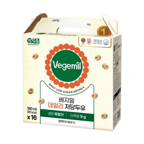 베지밀 데일리저당두유 (190ML*16입)