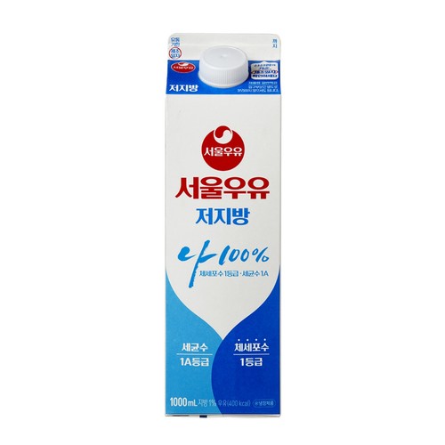 서울우유 저지방 우유 (1,000ML)