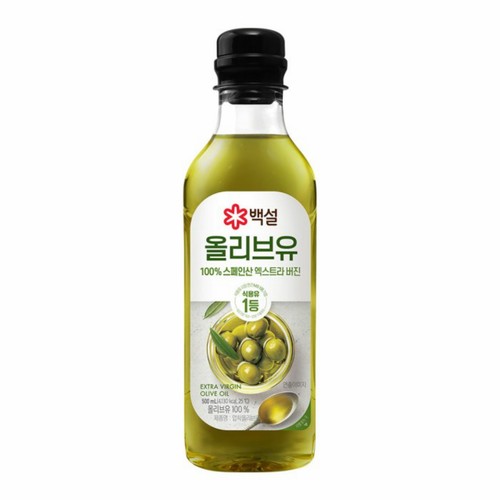 백설 압착올리브오일 (500ML)