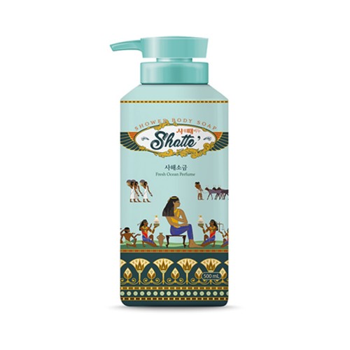  샤워때비누 바디워시 (사해소금) (500ML)