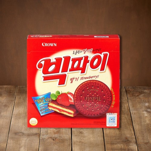 크라운 빅파이 딸기 (18G*18입)