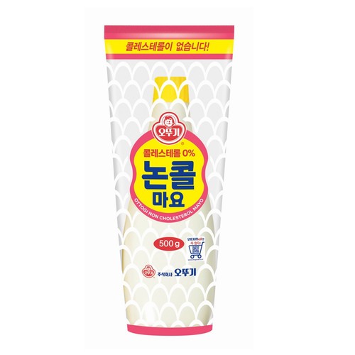 오뚜기 콜레스테롤 0% 논콜 마요네스 (500G)
