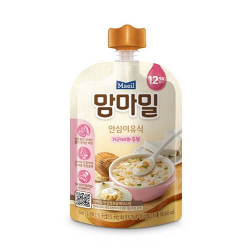 매일 맘마밀 가리비와 두부 (12개월) (100G)