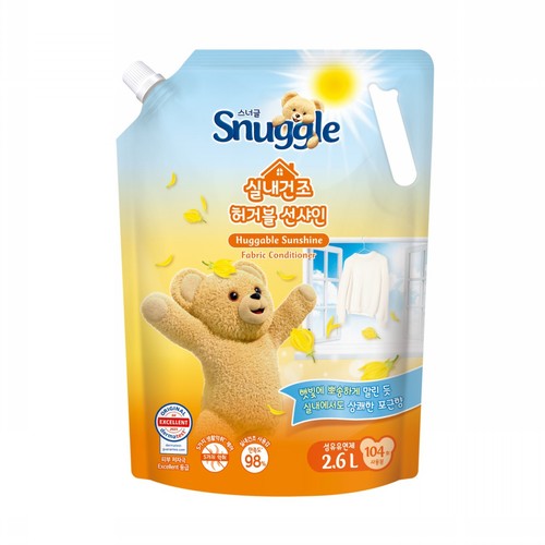 스너글 초고농축 섬유유연제 (허거블선샤인) (2.6L)