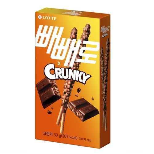 롯데 빼빼로 크런키 (39G)
