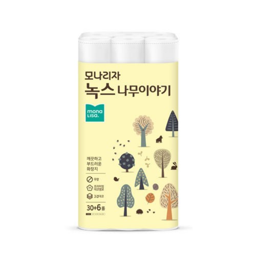 모나리자 나무이야기데코 3겹화장지 (27M*36롤)