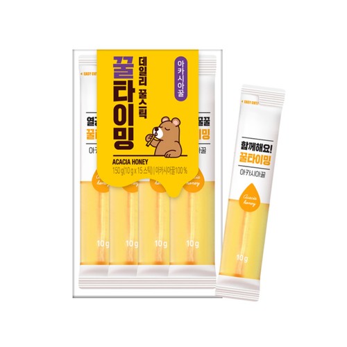 녹차원 꿀타이밍 아카시아꿀 스틱 (10G*15입)