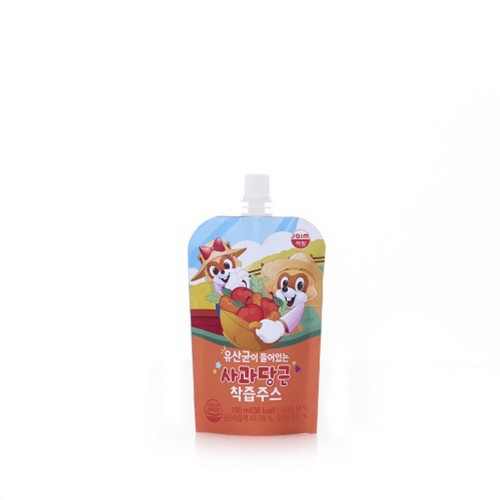  유산균이 들어있는 사과당근 착즙주스 (100ML)