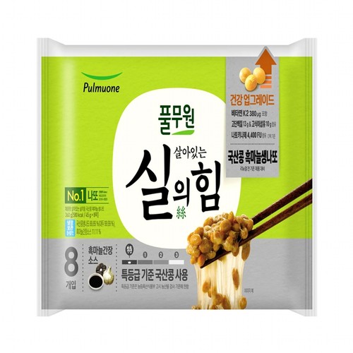 풀무원 국산콩 흑마늘 생나또 (360G)
