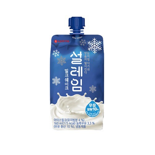 롯데 설레임 (밀크) (160ML)