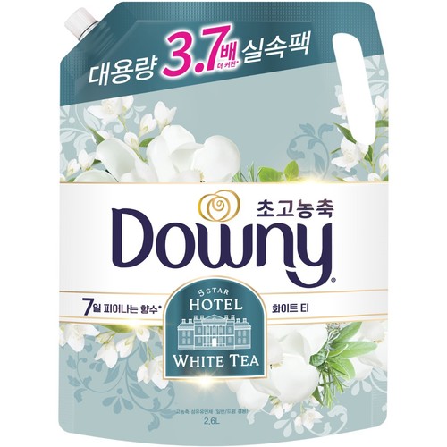 다우니 섬유유연제 화이트티 리필 (2.6L)